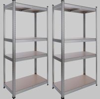 2x Schwerlastregal 160 x 80 x 40 cm 320 kg - Neu