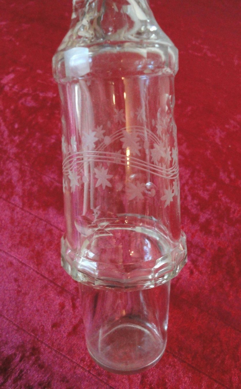 Vase & Récipients: Glas-Vase mit eingeritzten Sternen etc. – D'occasion à zürich par parts5060 1