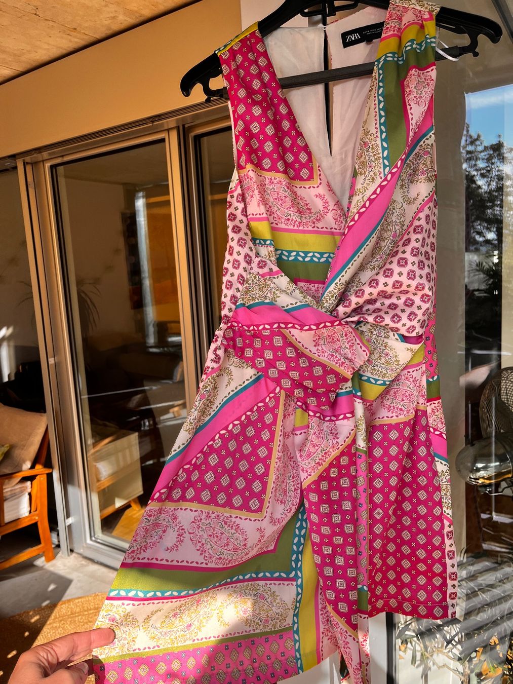 Zara Vestiti: Sommer Kleid rosa Zara Patchwork M; Versand 3 Fr. – Usato da Zürich venduto da maral787 2