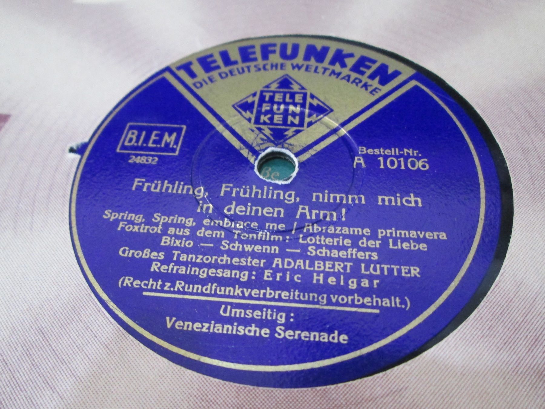 Vinyles: DISQUES 78 TOURS – D'occasion à Lausanne par Leag 3