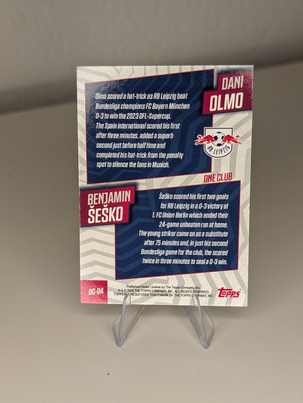 Topps Carte collezionabili: Dani Olmo & Sesko 23/50 RB Leipzig Topps Chrome – Nuovo (secondo la descrizione) da Hunzenschwil venduto da BRPCards 2