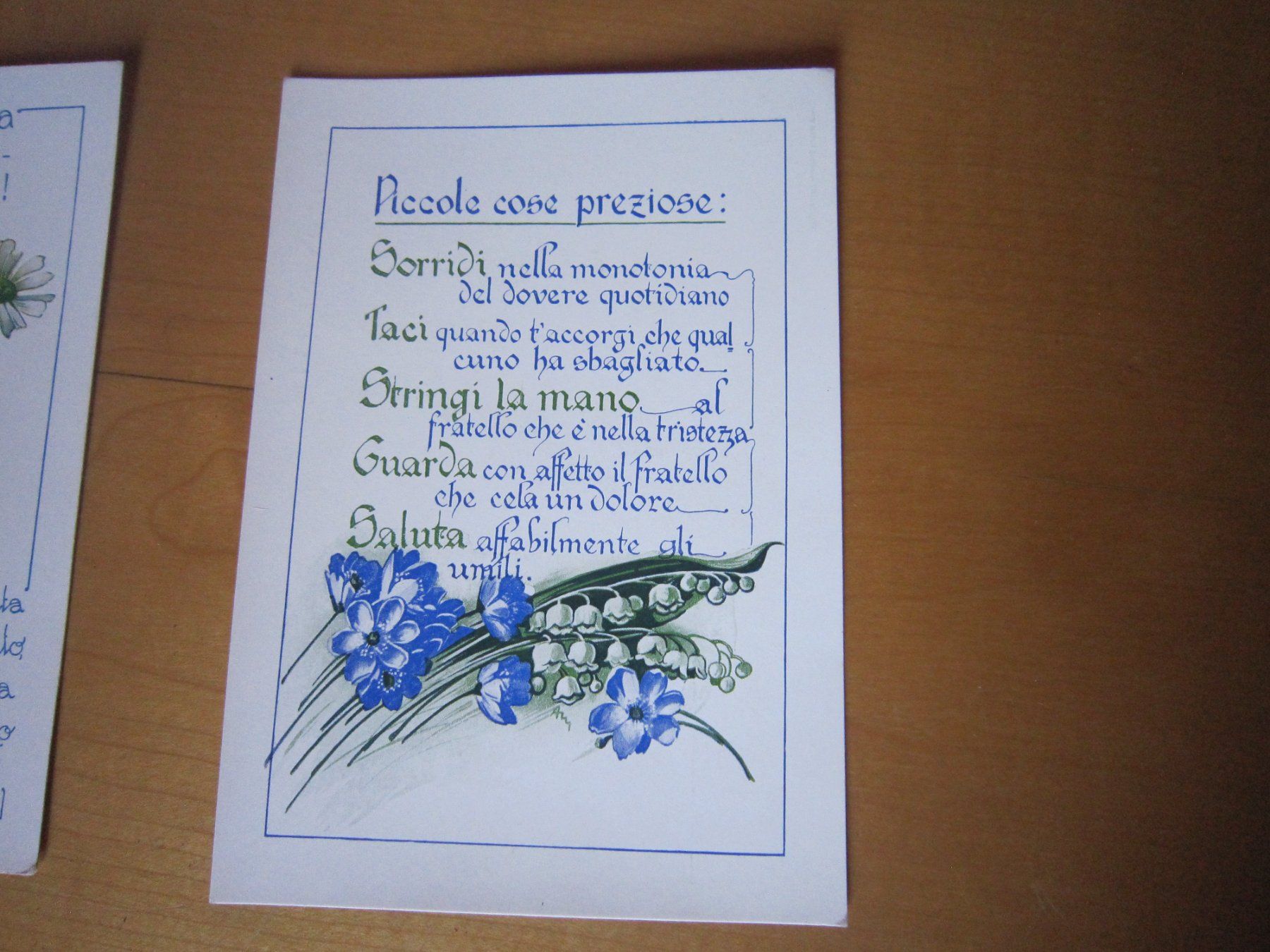 Cartes postales: No 10 Postkarten piccole cose preziose BLUMEN – D'occasion à Gordola par Polentaefung 1