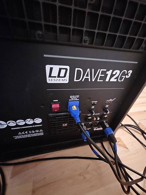 LD Systems Casse acustiche: LD Systems Dave 12 G3 PA System mit Stativ & Kabel – Usato da Wildberg venduto da Reunionevents 2