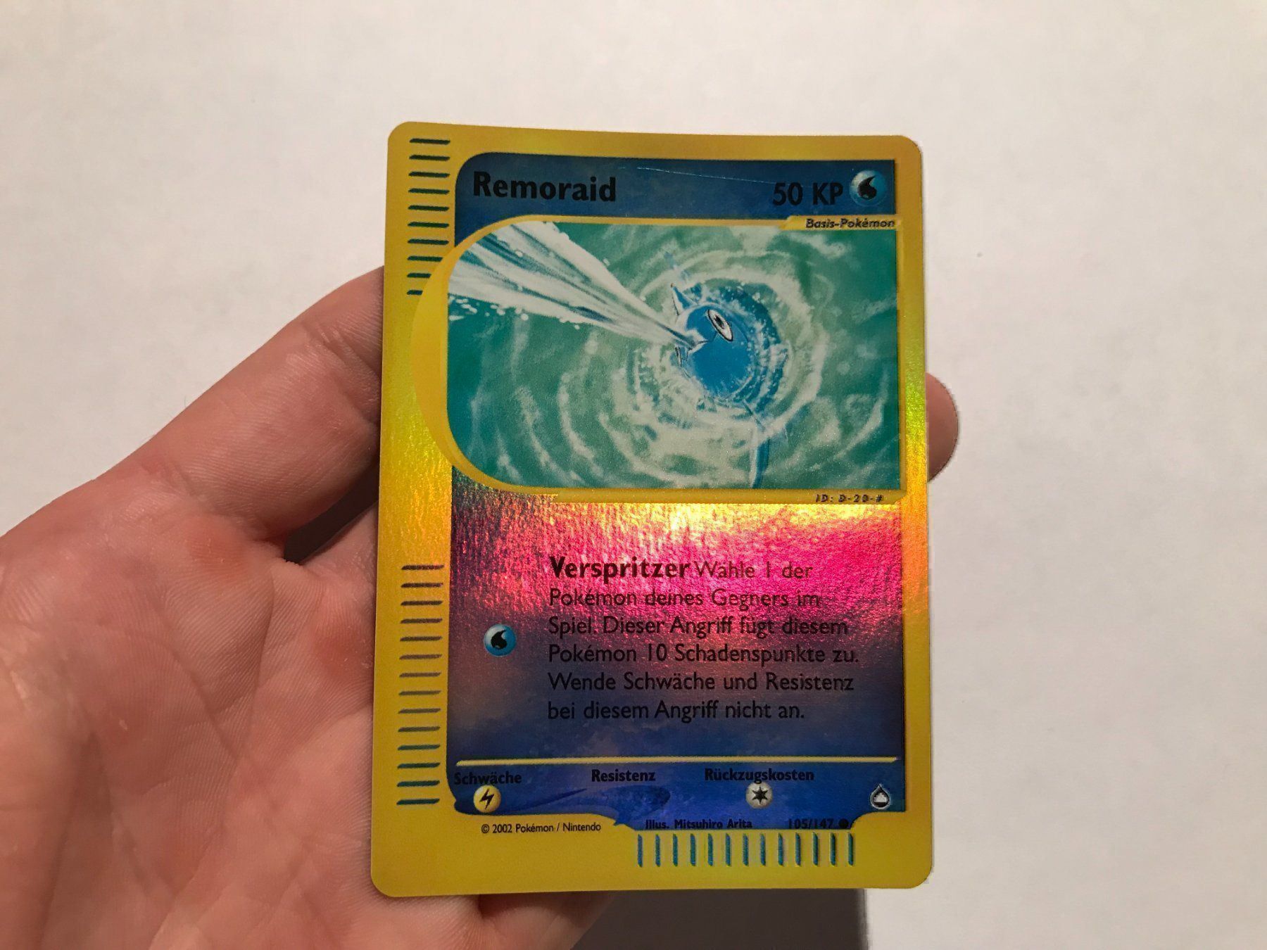 Cartes à collectionner: Remoraid reverse holo Aquapolis – Neuf (Voir description) à Hagendorn par Pokecollectorch 4