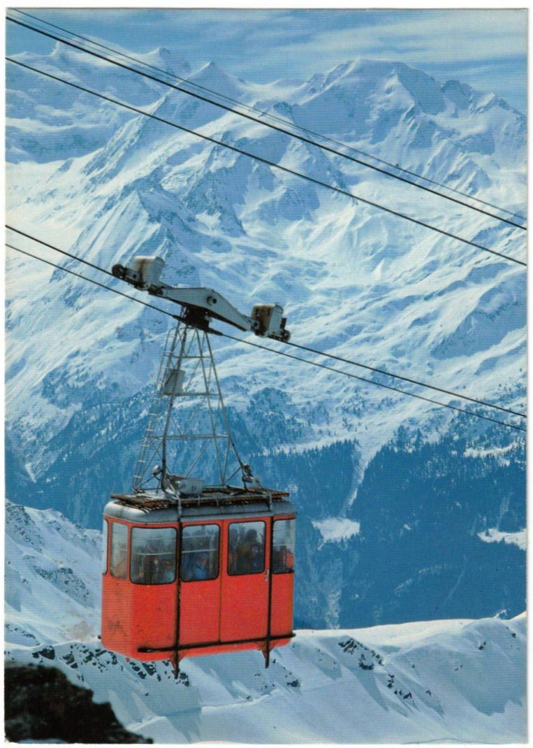 Cartoline postali: Verbier - Luftseilbahn Attelas – Usato da Binningen venduto da Mountainrider