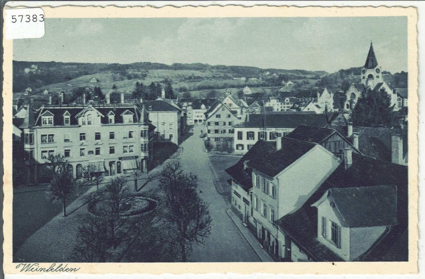 Cartoline postali: Weinfelden - Stadtpartie – Usato da Ettingen venduto da Kartenplanet