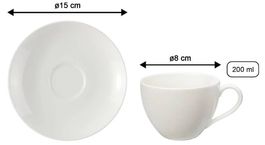 Vivo by Villeroy & Boch Basic White Kaffeetassen