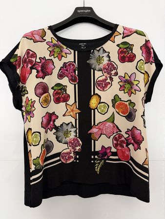 100% Seidenbluse von Marc Cain für Damen in der Gr 44