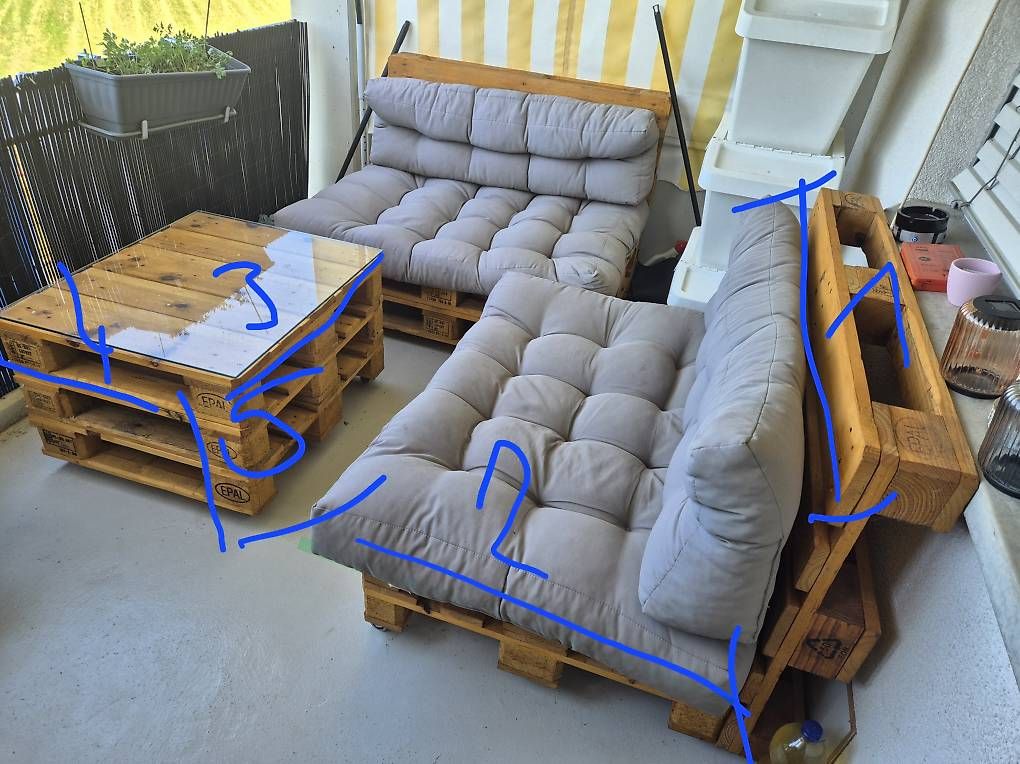 Pallets: Europaletten Lounge  – Usato da Wikon venduto da ell88 1