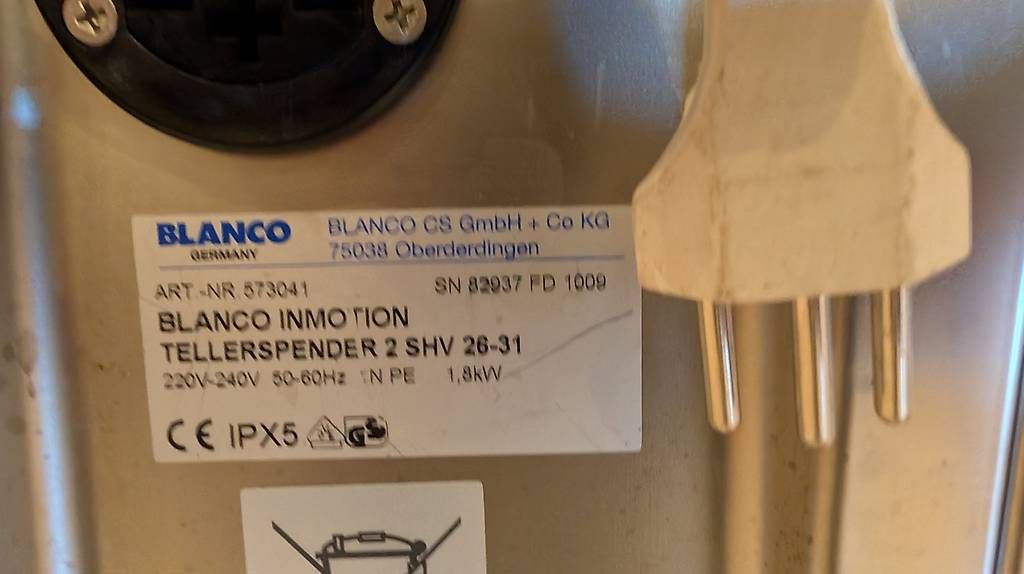 Elettrodomestici da cucina: BLANCO Tellerspender beheizt voll funktionsfähig – Usato da Hochdorf venduto da rkn_sp88 2
