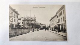 Ancienne carte postale, Grenchen: Hauptstrasse