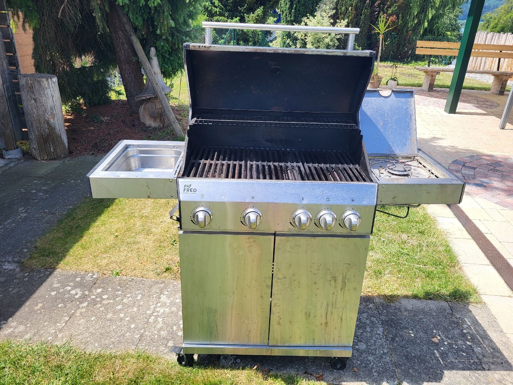 Griglie: Gasgrill BIG FRED Deluxe, 4-Brenner – Usato da Gelfingen venduto da Elmuel 1
