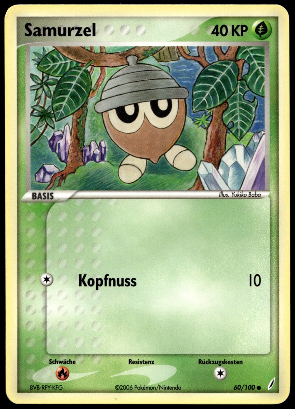Pokémon Carte collezionabili: Samurzel 60/100 Pokémon EX Crystal Guardians  – Nuovo (secondo la descrizione) da Uster venduto da Madame_Cards