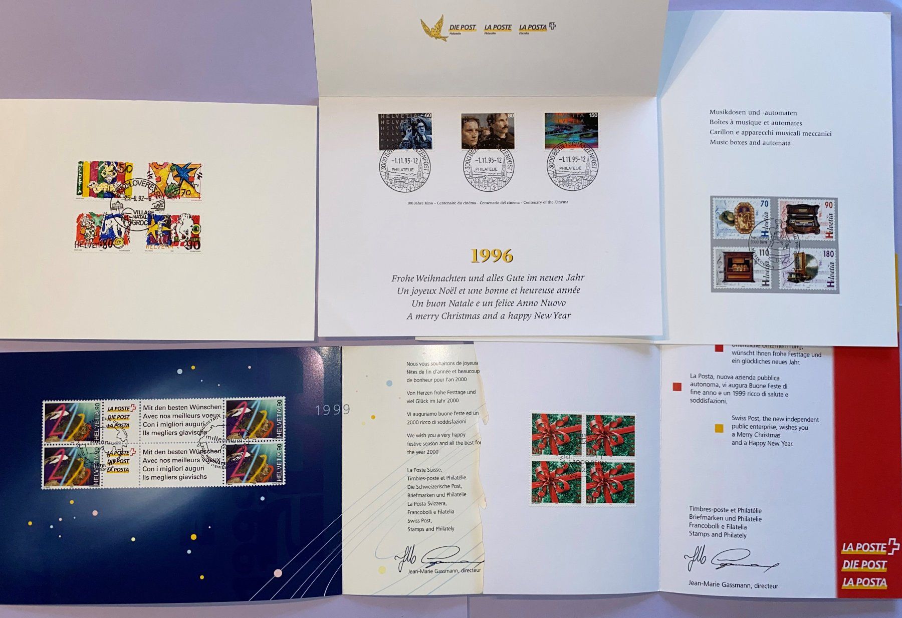 Cartoline: 5 Weihnachtskarten der Post inkl. gestempelte Briefmarken – Nuovo (secondo la descrizione) da Safenwil venduto da Thoren196168