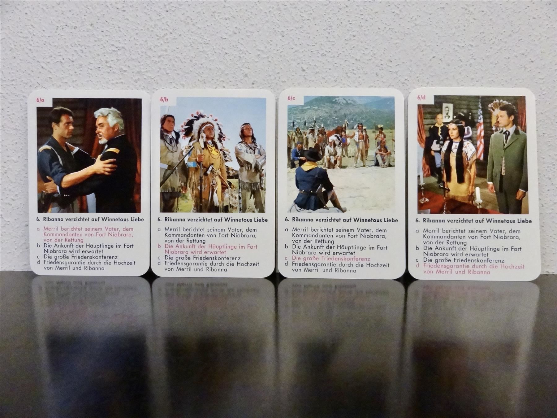 Giochi: schönes altes Quartett WINNETOU II – Usato da Kerzers venduto da wisaundso 6