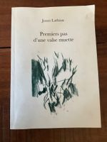 Livre Premiers pas d'une valse muette Jonas Lathion signé