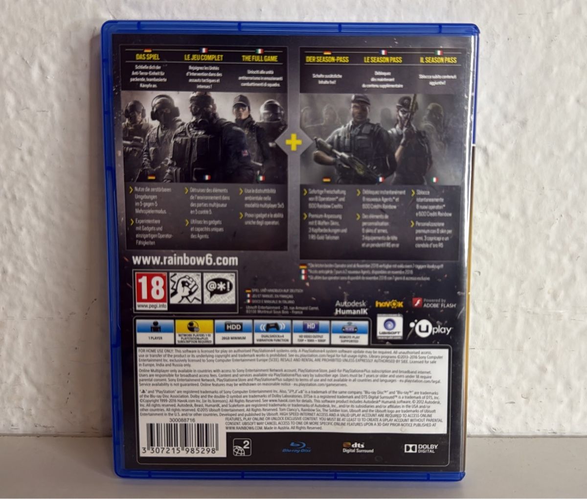 Sony Spiele: Rainbow Six Siege Gold Edition - PS4/PS5 Game – Gebraucht aus Ehrendingen von bubulence 1