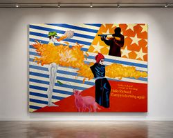 Grande toile Pop Art 70's