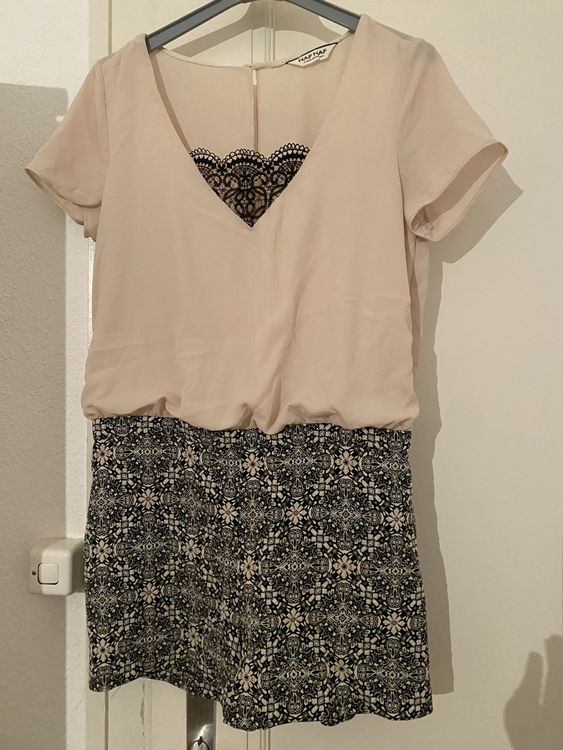 Combishort Bigzone Taille 36/38, Bleu, En Polyester Et Jeans Fin, Très Bon état