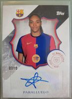 SALMA PARALLUELO AUTO /10 TOPPS BARCELONA 125TH ANNIVERSARY
