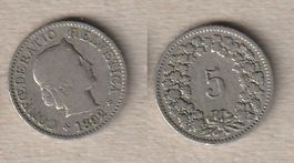 5 Rappen 1892