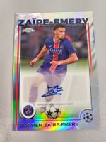 WARREN ZAÏRE-EMERY 24-25 Topps Chrome UCC Autograph Paris SG