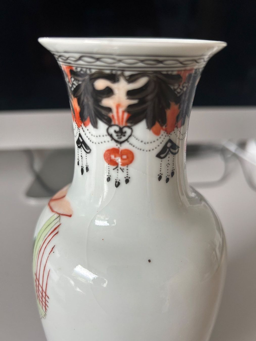 Vasen & Gefässe: Vase chinois / Chinesische Vase – Defekt aus Sonceboz-Sombeval von Supercool1220 3