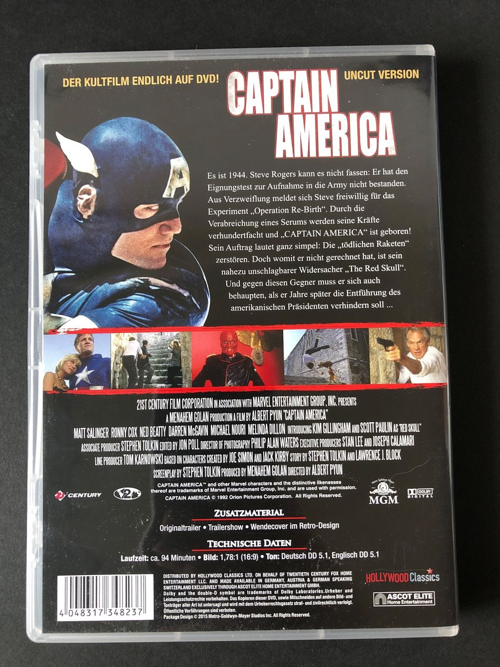Alle DVDs: Captain America (1990) - DVD Remastered – Gebraucht aus Bern von McFlurry_08 1