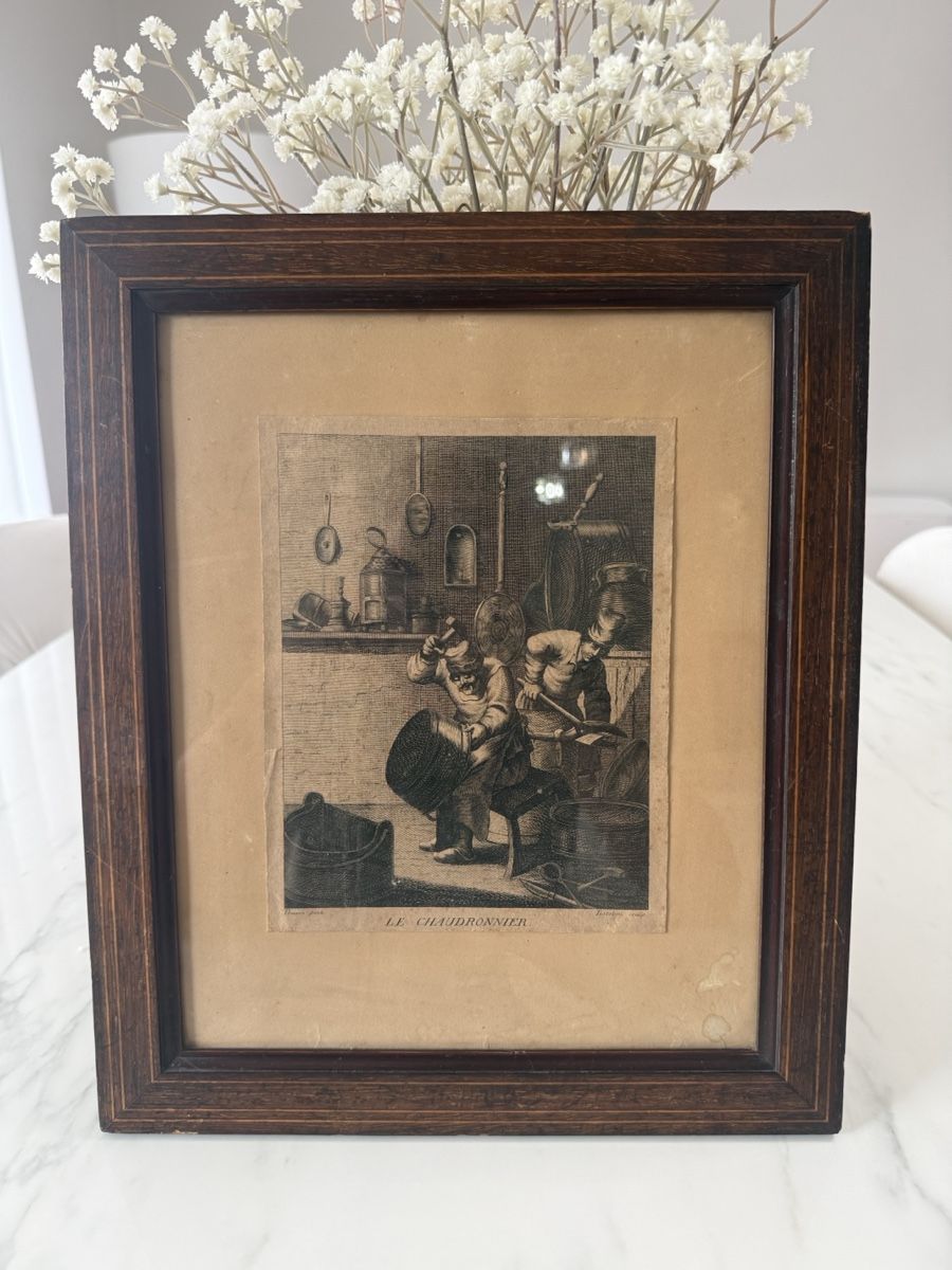 Incisioni: Barock Kupferstich Testolini Chaudronnier / Gravure – Usato da Vaux-sur-Morges venduto da GothamCity