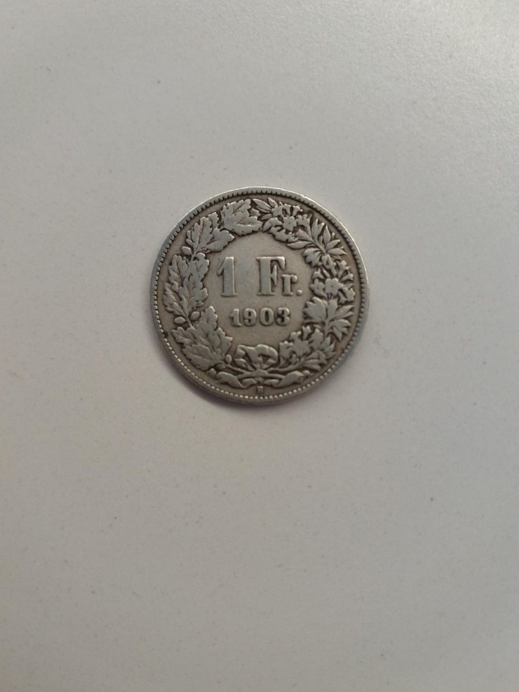 Tutti le monete: Pièce 1 franc 1903 – Usato da La Place (Ayent) venduto da Tho57
