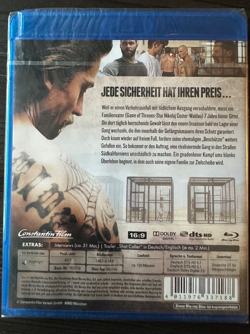 Alle DVDs: Shot Caller - Blu-Ray – Neu und originalverpackt aus Küttigen von traumalix98 1
