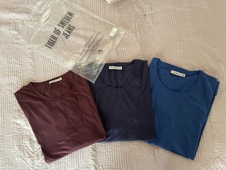 Drei neue Tiger of Sweden Baumwolle Tshirts