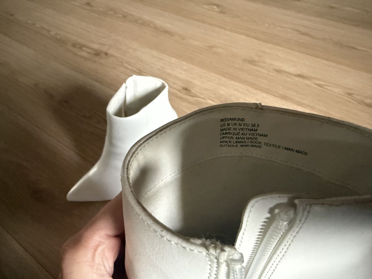 Scarpe da donna: Bottines à talons blanches (38.5), justfab – Usato da Grand-Lancy venduto da laura_oeg 4