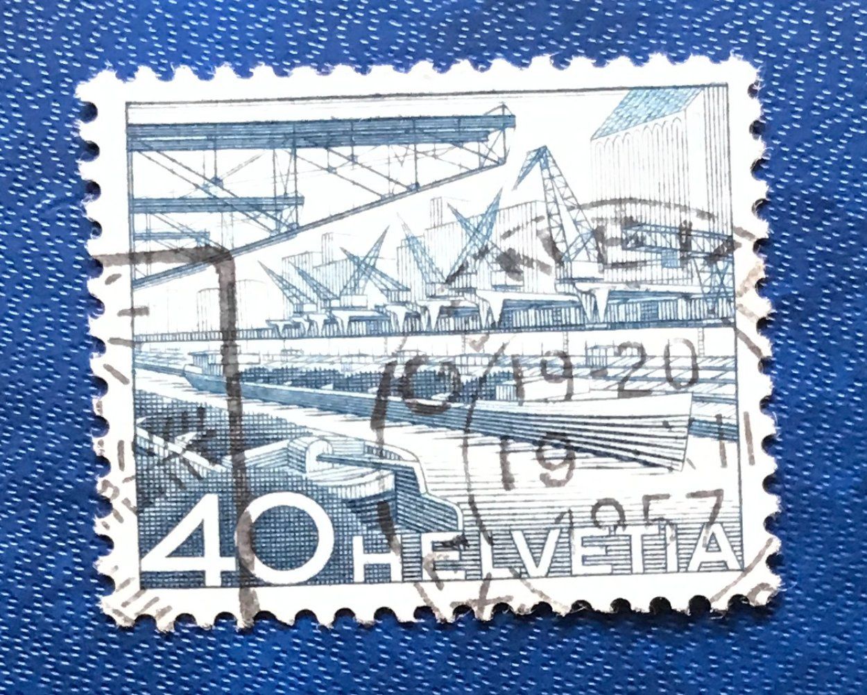 Tutti i francobolli: Nr.305 Technik und Landschaft GESTEMPELT   – Usato da Aarau venduto da Billa007