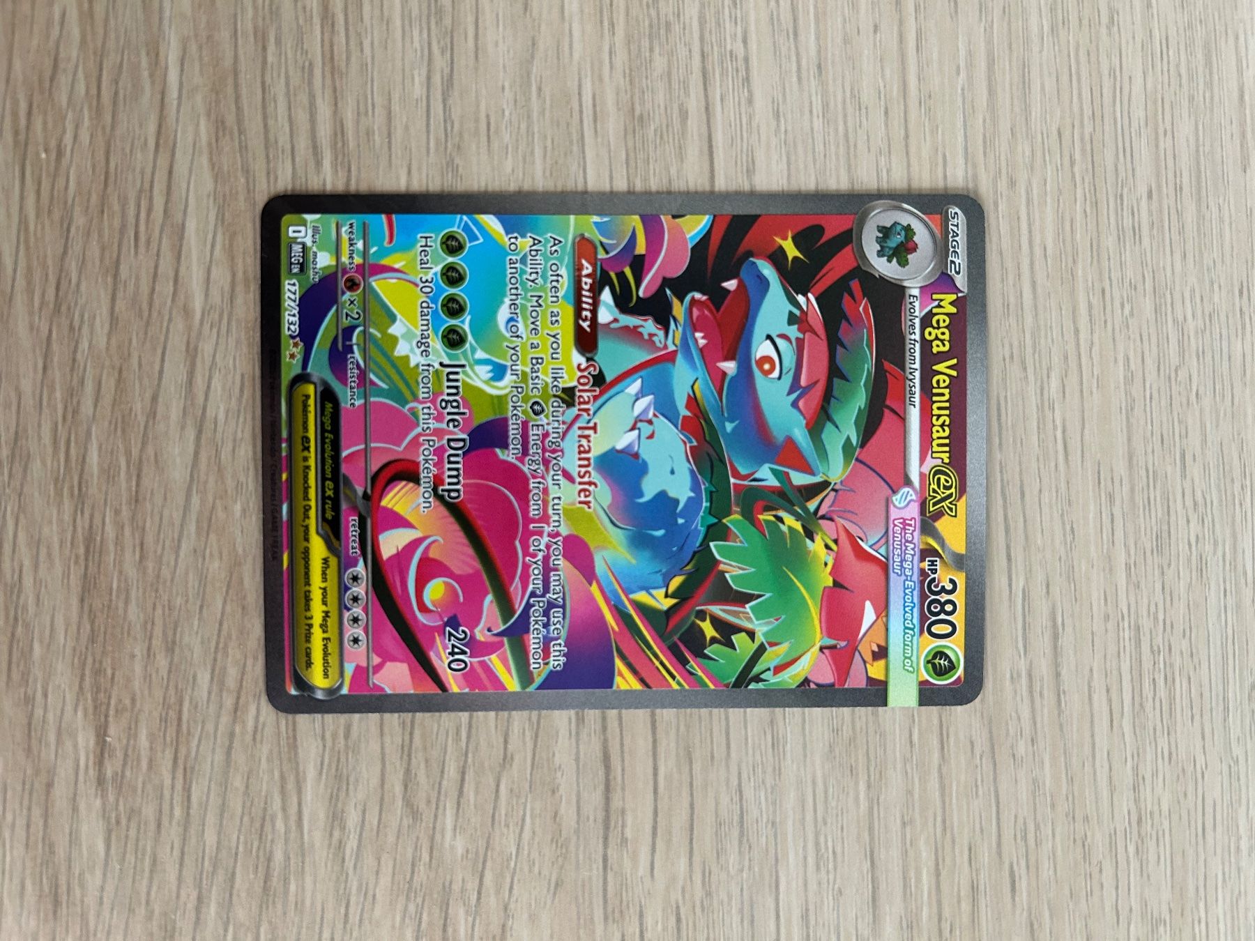 Pokémon Sammelbilder & Trading cards: Mega venusaur ex 177/132 MEG – Neu (gemäss Beschreibung) aus Fribourg von Arthur_4 3