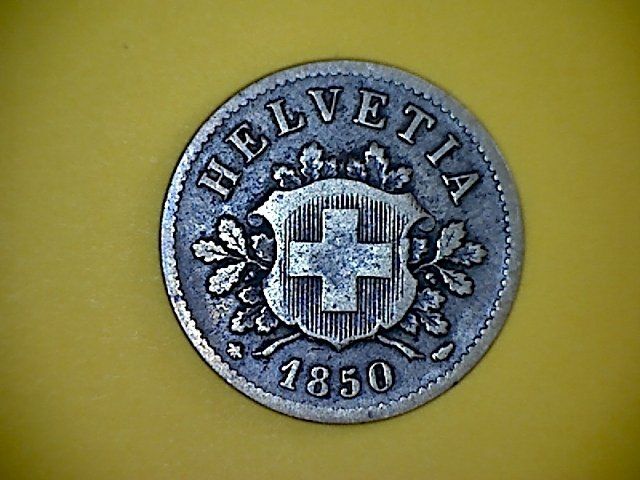 Tutti le monete: 10 Rp. 1850 – Usato da Buchs AG venduto da Ged8