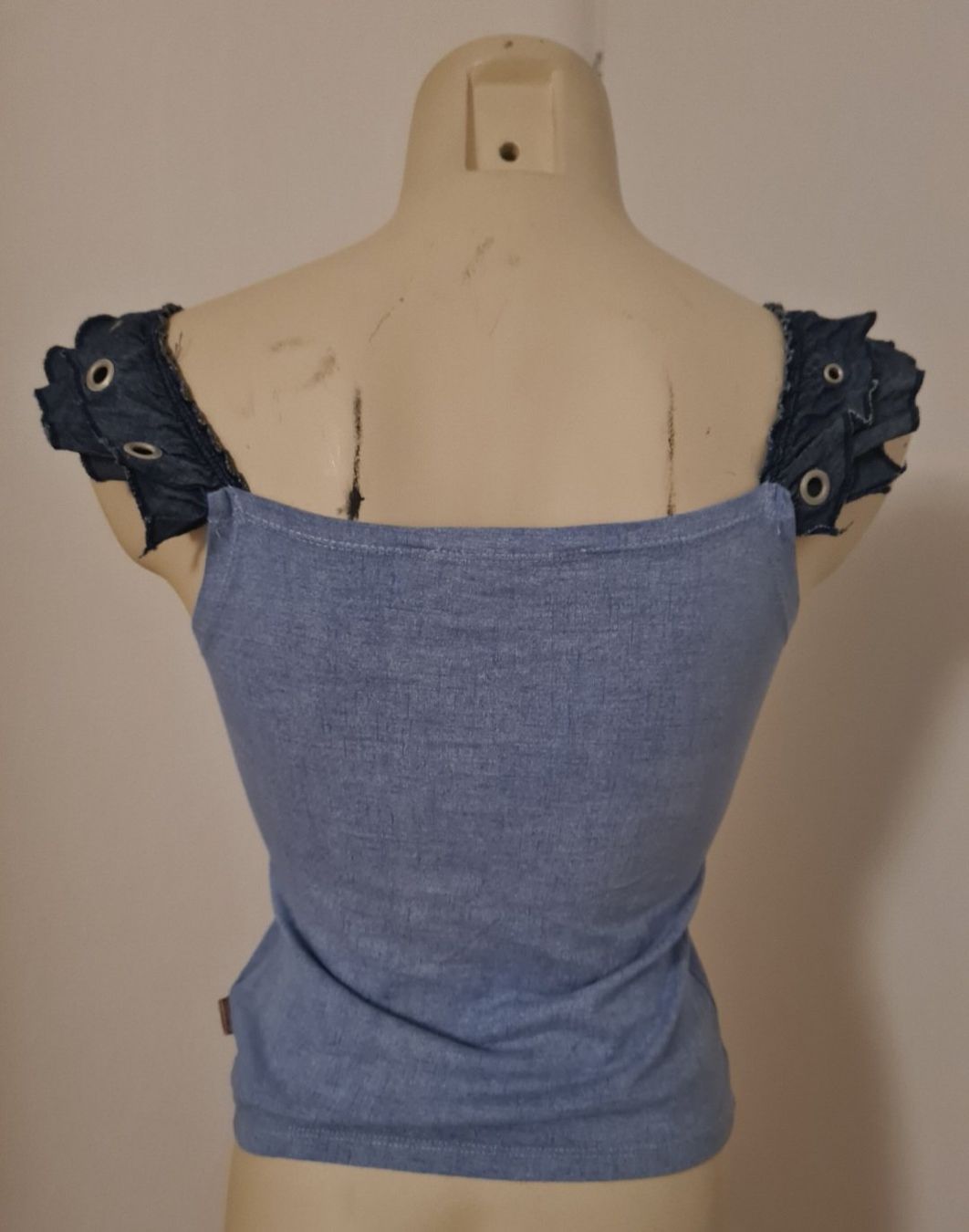 Top: Lässiges Top im trendigem Jeansoptik – Usato da Luzern venduto da asmele2 3