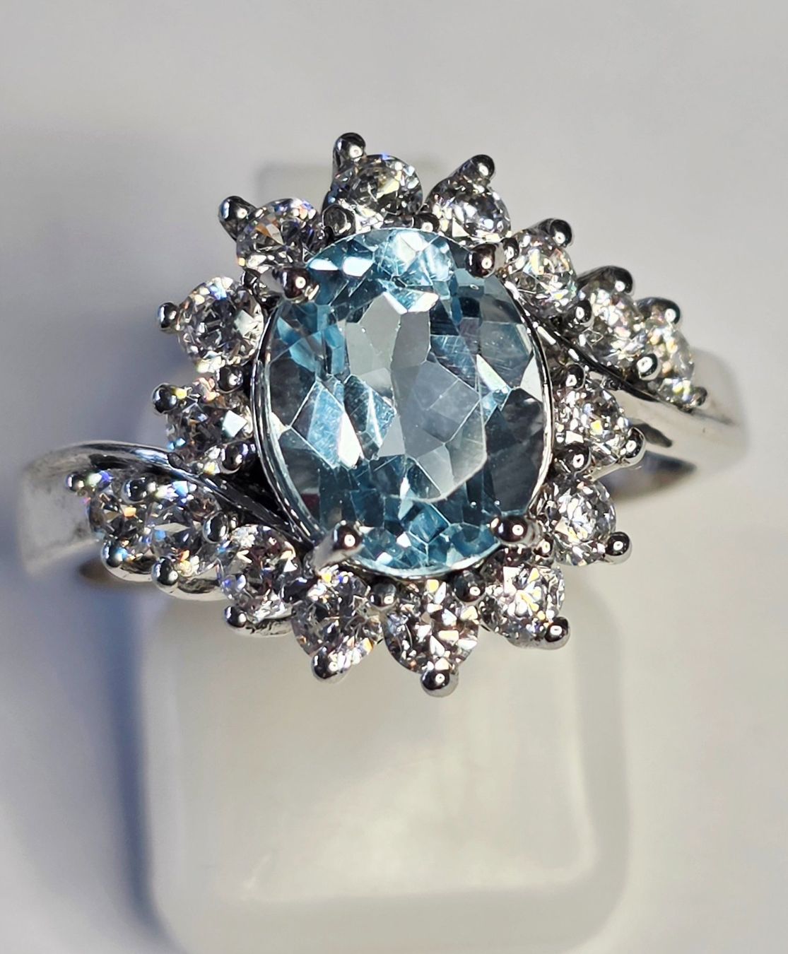 Ringe: Blautopas Silber Ring – Neu (gemäss Beschreibung) aus Zürich von adriben 8