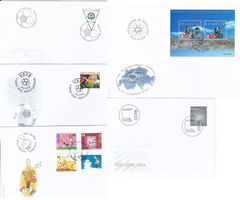52 Stk. CH FDCs, Jahresserien 2004 & 2005