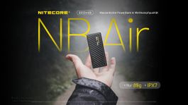 Nitecore NB Air 5000mAh Powerbank - Super leicht & Top!