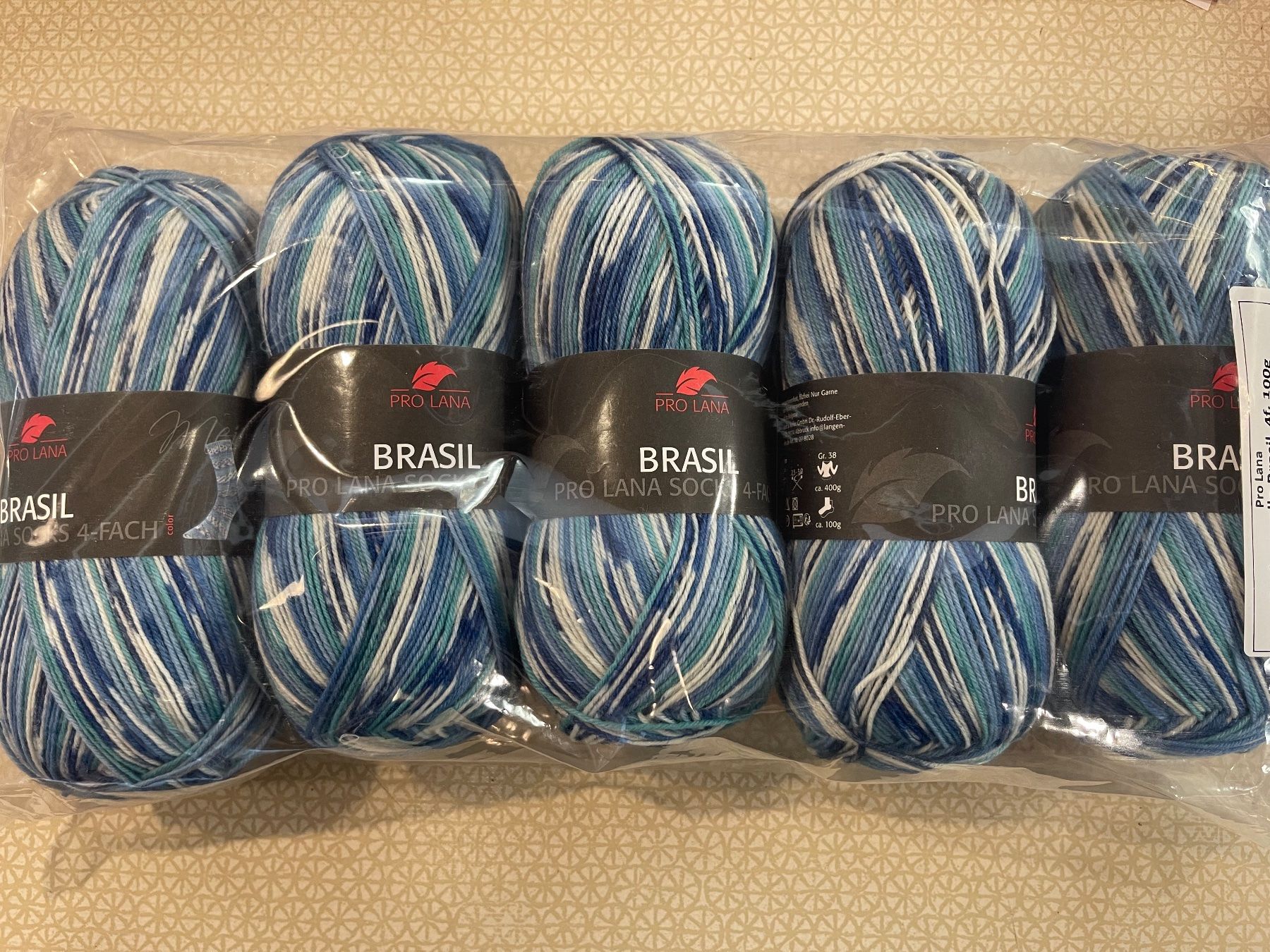 Pro Lana Wolle: Restposten, Sockenwolle Brasil – Neu und originalverpackt aus Waldstatt von wundertuete1