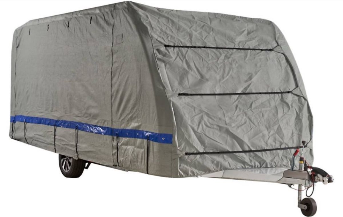 Housses et nattes thermiques: Bâche de protection pour caravane Hindermann – Neuf avec emballage d'origine à Plagne par Raphael34