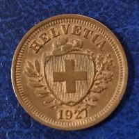 1 RAPPEN SCHWEIZ - JAHR 1927 / RAR