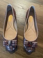 Salvatore Ferragamo Ballerinas, zweifarbig Pailletten