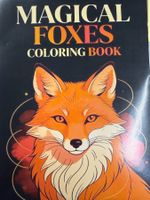 Faszinierendes Fuchs Malbuch für Erwachsene, neuwertig