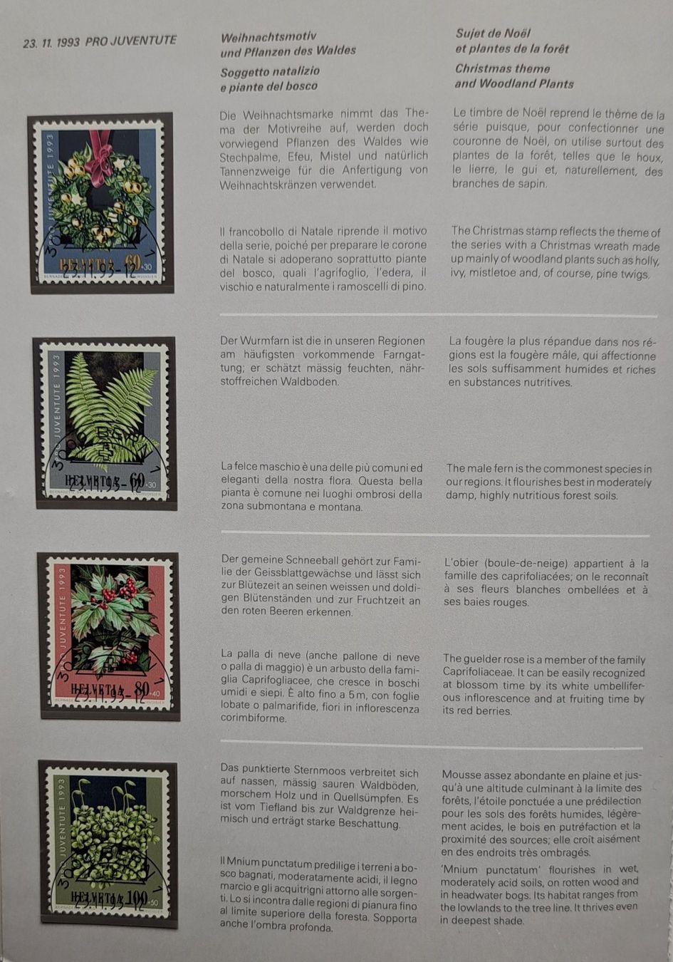 Tutti i francobolli: Jahrbuch 1993 mit Einzelmarken – Nuovo (secondo la descrizione) da Mollis venduto da serik57 7