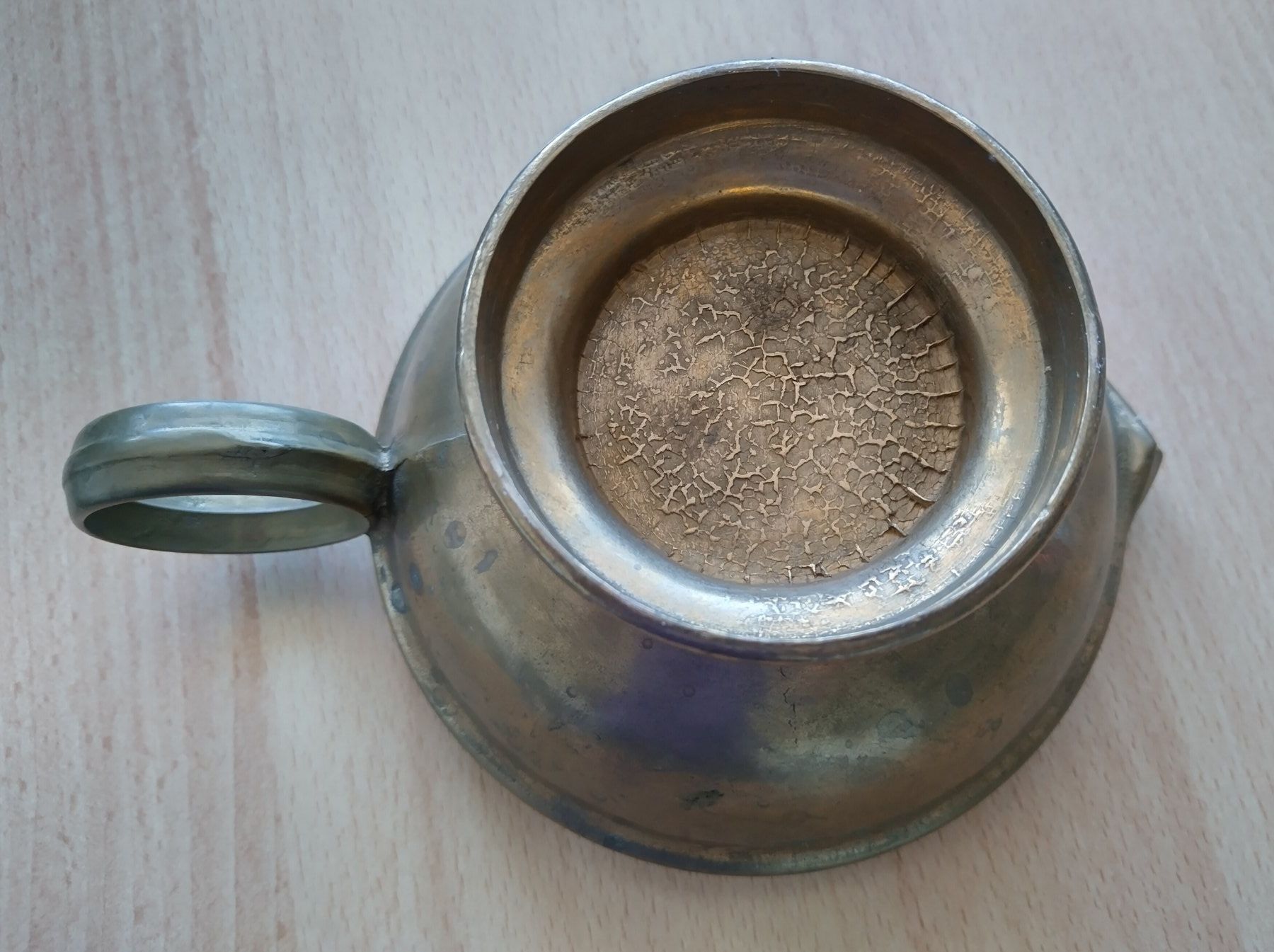 Ciotole: Antike Sauciere / Giess-Schale aus Messing – Usato da Jona venduto da Argus36 5