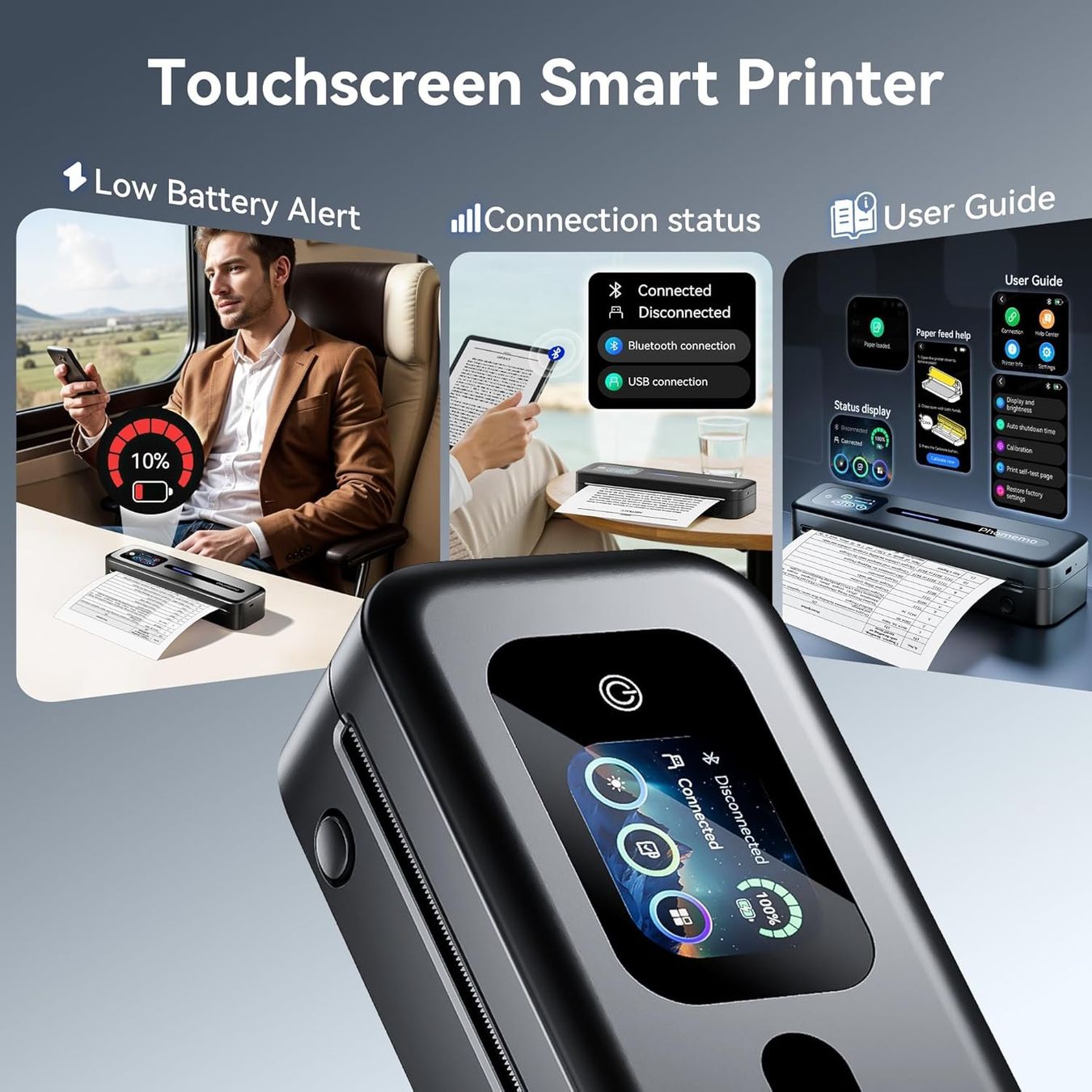 Stampanti: Mobiler A4 Thermodrucker 300DPI Bluetooth – Nuovo e nell'imballaggio originale da Suhr venduto da SchnapperCH 3