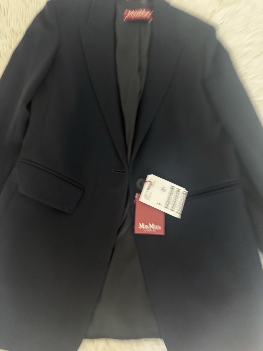 Max Mara Anzüge & Kostüme: Max Mara Studio Blazer Dunkelblau Größe 34 Neu – Neu (gemäss Beschreibung) aus Zürich von Kluxus 1