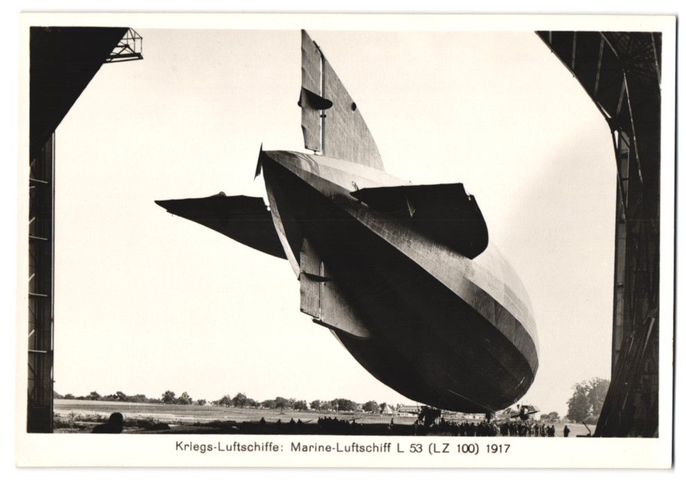 Fotografie & Manifesti: Fotografie Marine Kriegs Luftschiff Zepp – Usato da Berlin venduto da bartko-reher
